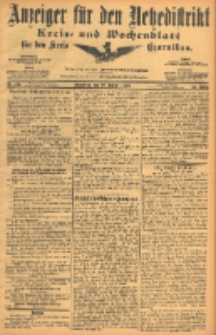 Anzeiger f&uuml;r den Netzedistrikt Kreis- und Wochenblatt f&uuml;r den Kreis Czarnikau 1904.10.22 Jg.52 Nr124