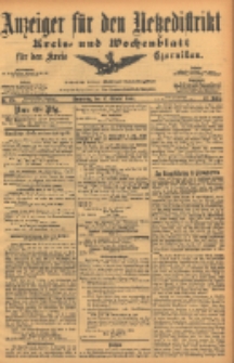 Anzeiger f&uuml;r den Netzedistrikt Kreis- und Wochenblatt f&uuml;r den Kreis Czarnikau 1904.10.27 Jg.52 Nr126