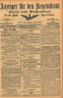 Anzeiger für den Netzedistrikt Kreis- und Wochenblatt für den Kreis Czarnikau 1904.10.27 Jg.52 Nr126