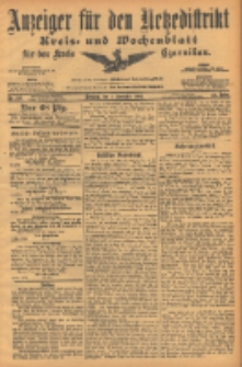 Anzeiger f&uuml;r den Netzedistrikt Kreis- und Wochenblatt f&uuml;r den Kreis Czarnikau 1904.11.01 Jg.52 Nr128