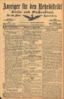 Anzeiger f&uuml;r den Netzedistrikt Kreis- und Wochenblatt f&uuml;r den Kreis Czarnikau 1904.11.22 Jg.52 Nr136