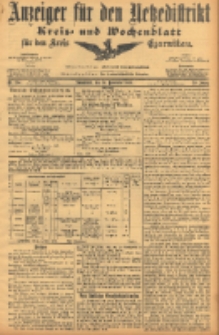 Anzeiger f&uuml;r den Netzedistrikt Kreis- und Wochenblatt f&uuml;r den Kreis Czarnikau 1904.11.26 Jg.52 Nr138