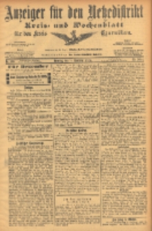 Anzeiger für den Netzedistrikt Kreis- und Wochenblatt für den Kreis Czarnikau 1904.11.29 Jg.52 Nr139