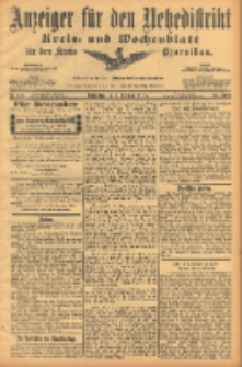 Anzeiger f&uuml;r den Netzedistrikt Kreis- und Wochenblatt f&uuml;r den Kreis Czarnikau 1904.12.01 Jg.52 Nr140