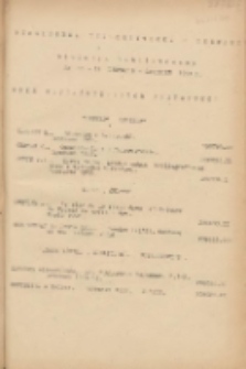 Biuletyn Biblioteczny.Spis Najważniejszych Przybytk&oacute;w 1953 listopad/grudzień Nr11/12