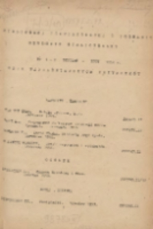 Biuletyn Biblioteczny.Spis Najważniejszych Przybytków 1954 styczeń/luty Nr1/2