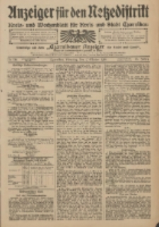 Anzeiger für den Netzedistrikt Kreis- und Wochenblatt für Kreis und Stadt Czarnikau 1910.10.04 Jg.58 Nr118