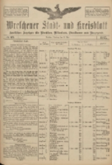 Wreschener Stadt und Kreisblatt: amtlicher Anzeiger für Wreschen, Miloslaw, Strzalkowo und Umgegend 1917.05.22 Nr68