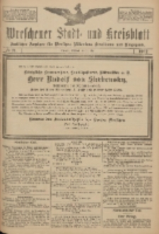 Wreschener Stadt und Kreisblatt: amtlicher Anzeiger f&uuml;r Wreschen, Miloslaw, Strzalkowo und Umgegend 1917.05.30 Nr71
