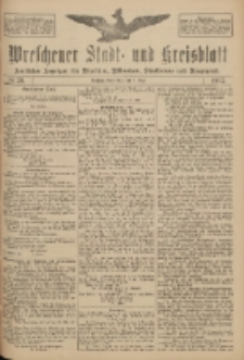 Wreschener Stadt und Kreisblatt: amtlicher Anzeiger für Wreschen, Miloslaw, Strzalkowo und Umgegend 1917.05.31 Nr72
