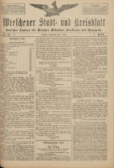 Wreschener Stadt und Kreisblatt: amtlicher Anzeiger f&uuml;r Wreschen, Miloslaw, Strzalkowo und Umgegend 1917.06.07 Nr75