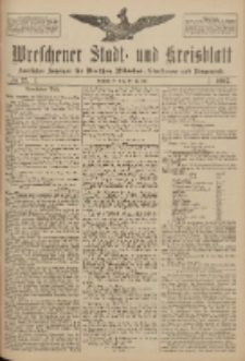 Wreschener Stadt und Kreisblatt: amtlicher Anzeiger für Wreschen, Miloslaw, Strzalkowo und Umgegend 1917.06.12 Nr77