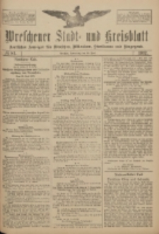 Wreschener Stadt und Kreisblatt: amtlicher Anzeiger für Wreschen, Miloslaw, Strzalkowo und Umgegend 1917.06.21 Nr81