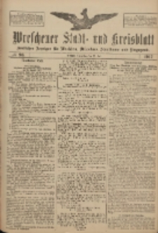 Wreschener Stadt und Kreisblatt: amtlicher Anzeiger f&uuml;r Wreschen, Miloslaw, Strzalkowo und Umgegend 1917.07.26 Nr96
