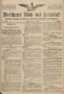 Wreschener Stadt und Kreisblatt: amtlicher Anzeiger für Wreschen, Miloslaw, Strzalkowo und Umgegend 1917.07.31 Nr98