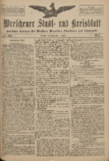 Wreschener Stadt und Kreisblatt: amtlicher Anzeiger f&uuml;r Wreschen, Miloslaw, Strzalkowo und Umgegend 1917.08.16 Nr105