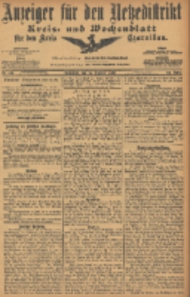 Anzeiger für den Netzedistrikt Kreis- und Wochenblatt für den Kreis Czarnikau 1906.12.15 Jg.54 Nr146