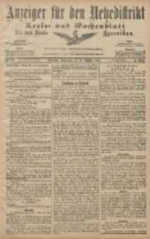Anzeiger f&uuml;r den Netzedistrikt Kreis- und Wochenblatt f&uuml;r den Kreis Czarnikau 1907.10.17 Jg.55 Nr122