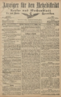 Anzeiger für den Netzedistrikt Kreis- und Wochenblatt für den Kreis Czarnikau 1907.10.17 Jg.55 Nr122