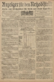 Anzeiger f&uuml;r den Netzedistrikt Kreis- und Wochenblatt f&uuml;r den Kreis und Stadt Czarnikau 1908.04.30 Jg.56 Nr52