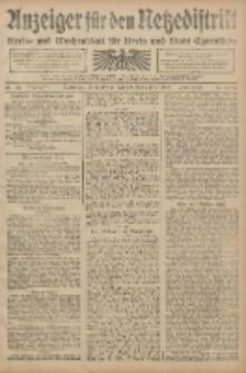 Anzeiger für den Netzedistrikt Kreis- und Wochenblatt für den Kreis und Stadt Czarnikau 1908.09.19 Jg.56 Nr114