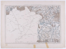 Administrativ Karte von den k&ouml;nigreichnen Galizien und Lodomerien mit dem Grossherzogthume Krakau und den Herzogth&uuml;mern Auschwitz, Zator und Bukowina in 60 Bl&auml;ttern. , Seiner keiserlichen Hoheit dem durchlauchtigsten Erzherzog Carl Ludwig in tiefster Ehrfurch gewidmet von Carl Kummerer Ritter von Kummersberg k.k. Hauptmann. Bl.26 , Umgebungen von Neumarkt und Czarny Dunajec.