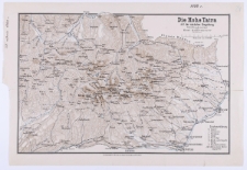 Die Hohe Tatra mit der n&auml;chsten Umgebung Entworfen und gezeichnet von Karl Kolbenheyer k.k. Professor.