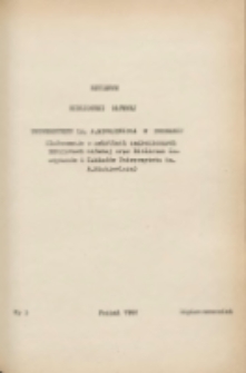 Biuletyn Biblioteki Gł&oacute;wnej Uniwersytetu im. A.Mickiewicza w Poznaniu 1962 lipiec/wrzesień Nr3