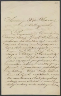 Korespondencja ks. Franciszka Ksawerego Malinowskiego z lat 1832-1877