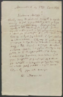 Korespondencja ks. Franciszka Ksawerego Malinowskiego z lat 1832-1877