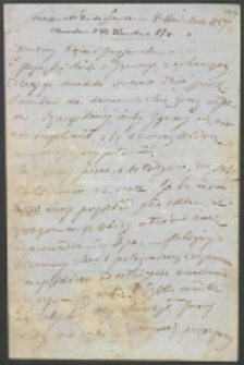 Korespondencja ks. Franciszka Ksawerego Malinowskiego z lat 1832-1877