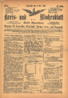 Kreis- und Wochenblatt für den Kreis Czarnikau: Anzeiger für Czarnikau, Schönlanke, Filehne, Kreuz, und Umgegend. 1895.05.18 Jg.43 Nr58
