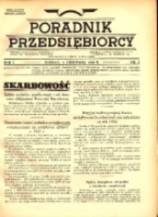 Poradnik Przedsiębiorcy 1933.11.01 R.1 Nr3
