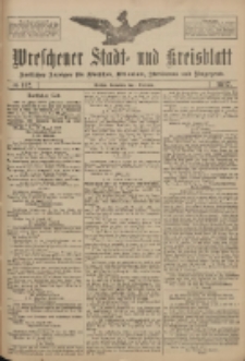 Wreschener Stadt und Kreisblatt: amtlicher Anzeiger f&uuml;r Wreschen, Miloslaw, Strzalkowo und Umgegend 1917.09.01 Nr112