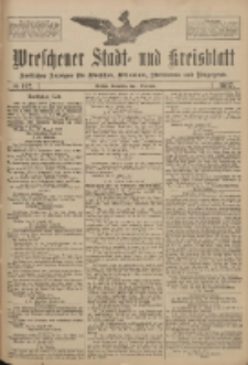 Wreschener Stadt und Kreisblatt: amtlicher Anzeiger für Wreschen, Miloslaw, Strzalkowo und Umgegend 1917.09.01 Nr112