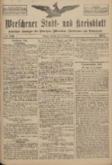 Wreschener Stadt und Kreisblatt: amtlicher Anzeiger f&uuml;r Wreschen, Miloslaw, Strzalkowo und Umgegend 1917.09.11 Nr116