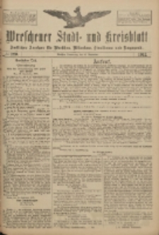 Wreschener Stadt und Kreisblatt: amtlicher Anzeiger für Wreschen, Miloslaw, Strzalkowo und Umgegend 1917.09.20 Nr120