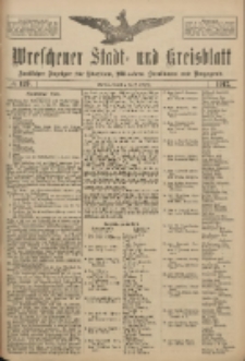 Wreschener Stadt und Kreisblatt: amtlicher Anzeiger für Wreschen, Miloslaw, Strzalkowo und Umgegend 1917.10.09 Nr129