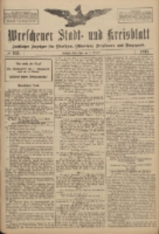 Wreschener Stadt und Kreisblatt: amtlicher Anzeiger f&uuml;r Wreschen, Miloslaw, Strzalkowo und Umgegend 1917.10.18 Nr133