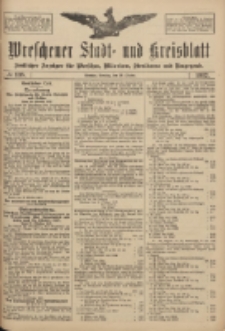 Wreschener Stadt und Kreisblatt: amtlicher Anzeiger f&uuml;r Wreschen, Miloslaw, Strzalkowo und Umgegend 1917.10.30 Nr138