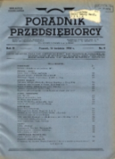 Poradnik Przedsiębiorcy 1934.04.15 R.2 Nr8