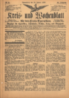 Kreis- und Wochenblatt für den Kreis Czarnikau: Anzeiger für Czarnikau, Schönlanke, Filehne, Kreuz, und Umgegend. 1897.01.30 Jg.45 Nr12