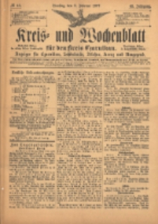 Kreis- und Wochenblatt für den Kreis Czarnikau: Anzeiger für Czarnikau, Schönlanke, Filehne, Kreuz, und Umgegend. 1897.02.02 Jg.45 Nr13