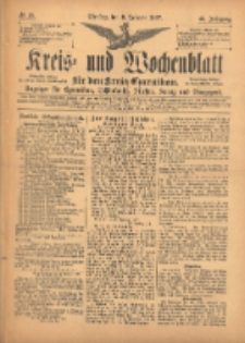 Kreis- und Wochenblatt f&uuml;r den Kreis Czarnikau: Anzeiger f&uuml;r Czarnikau, Sch&ouml;nlanke, Filehne, Kreuz, und Umgegend. 1897.02.09 Jg.45 Nr16