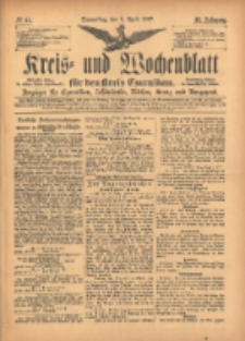 Kreis- und Wochenblatt für den Kreis Czarnikau: Anzeiger für Czarnikau, Schönlanke, Filehne, Kreuz, und Umgegend. 1897.04.08 Jg.45 Nr41