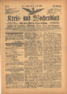 Kreis- und Wochenblatt für den Kreis Czarnikau: Anzeiger für Czarnikau, Schönlanke, Filehne, Kreuz, und Umgegend. 1897.04.29 Jg.45 Nr49