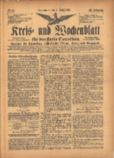 Kreis- und Wochenblatt f&uuml;r den Kreis Czarnikau: Anzeiger f&uuml;r Czarnikau, Sch&ouml;nlanke, Filehne, Kreuz, und Umgegend. 1897.05.01 Jg.45 Nr50