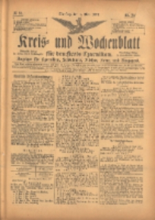 Kreis- und Wochenblatt f&uuml;r den Kreis Czarnikau: Anzeiger f&uuml;r Czarnikau, Sch&ouml;nlanke, Filehne, Kreuz, und Umgegend. 1897.05.04 Jg.45 Nr51