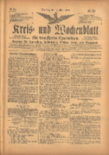 Kreis- und Wochenblatt für den Kreis Czarnikau: Anzeiger für Czarnikau, Schönlanke, Filehne, Kreuz, und Umgegend. 1897.05.04 Jg.45 Nr51
