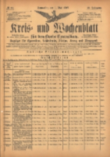 Kreis- und Wochenblatt f&uuml;r den Kreis Czarnikau: Anzeiger f&uuml;r Czarnikau, Sch&ouml;nlanke, Filehne, Kreuz, und Umgegend. 1897.05.06 Jg.45 Nr52